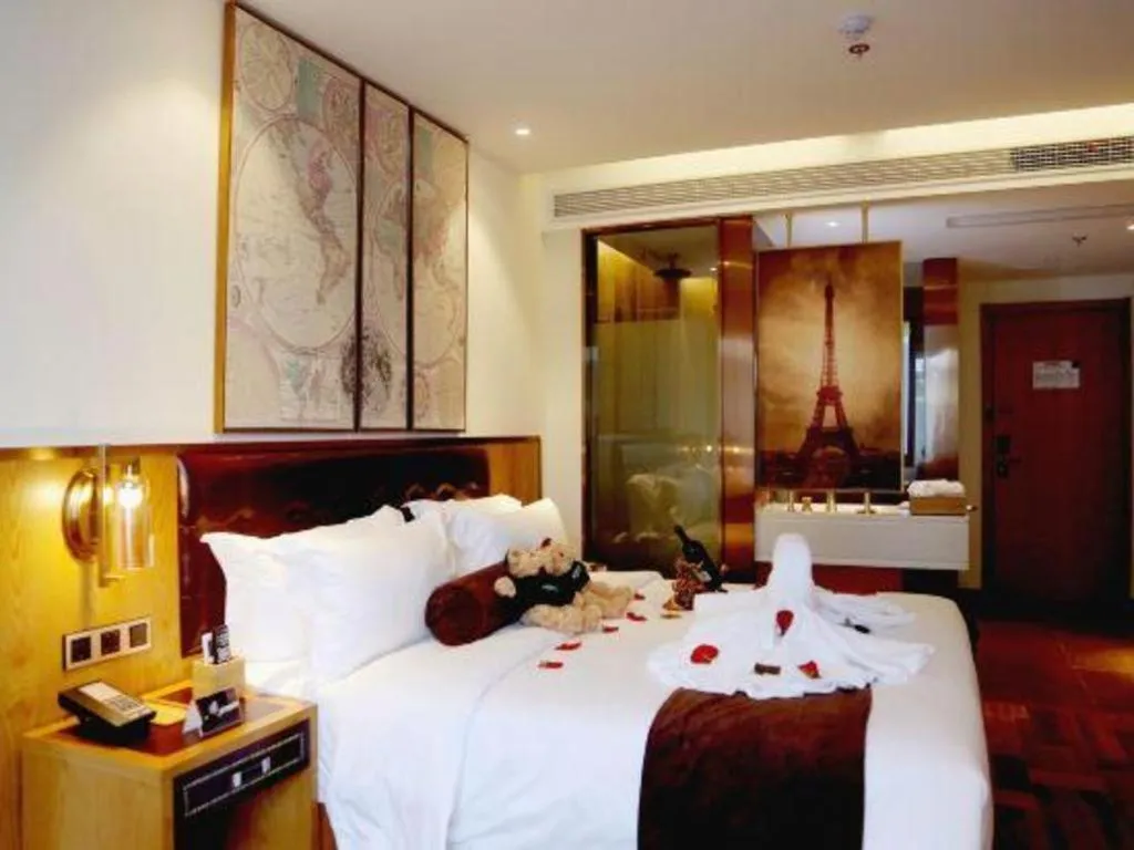 Bed in James Joyce Coffetel· Hefei Anhui Agricultural University