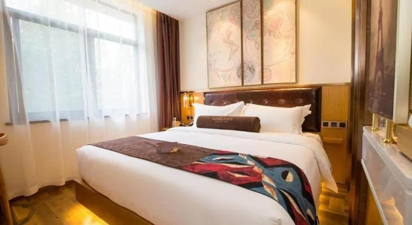 Bed in James Joyce Coffetel· Hefei Anhui Agricultural University