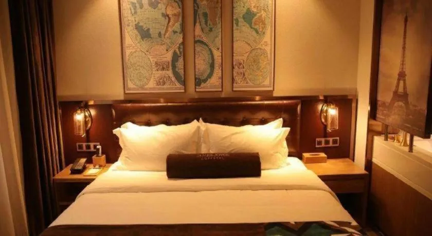 Bed in James Joyce Coffetel· Hefei Anhui Agricultural University
