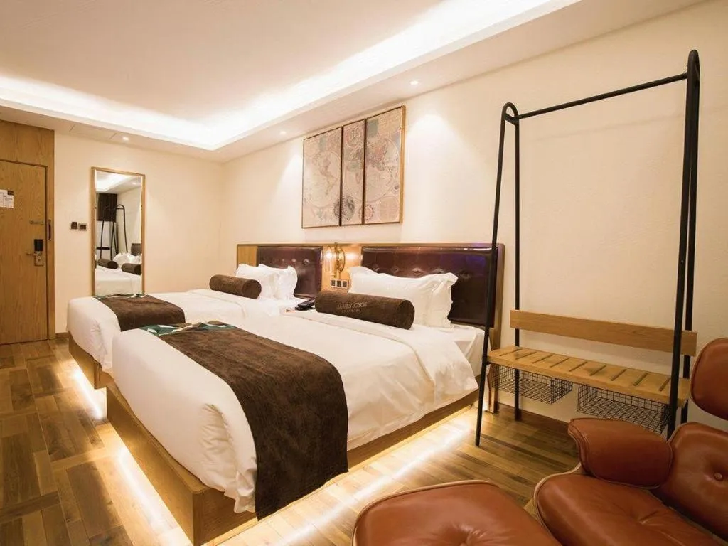 Bed in James Joyce Coffetel· Hefei Anhui Agricultural University