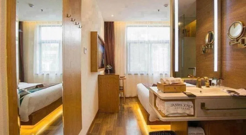 Bed in James Joyce Coffetel· Hefei Anhui Agricultural University