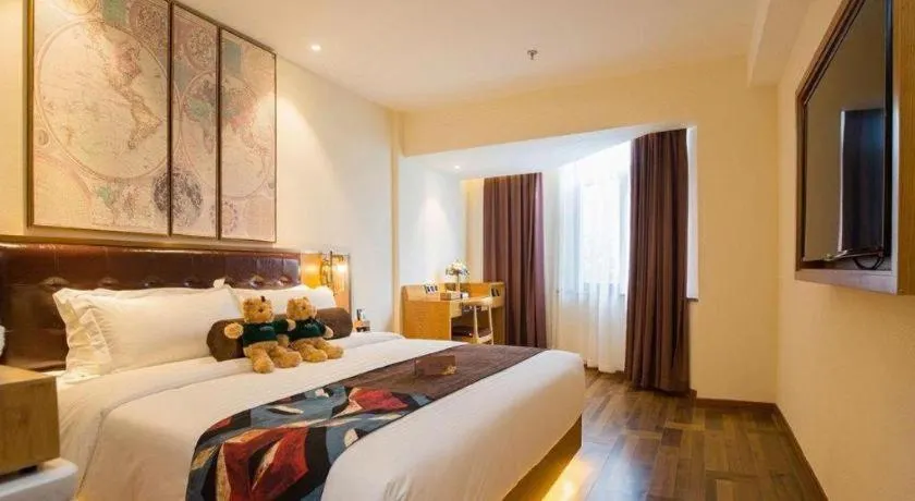 Bed in James Joyce Coffetel· Hefei Anhui Agricultural University