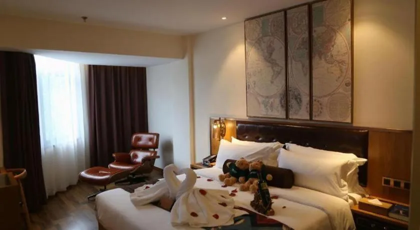 Bed in James Joyce Coffetel· Hefei Anhui Agricultural University