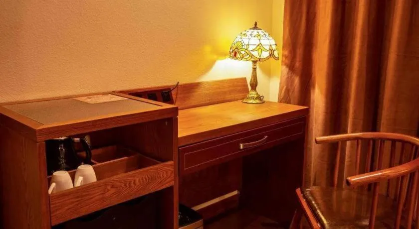 Bed in James Joyce Coffetel· Yinchuan International Exhibition Center Wanda Square Qinshui Street