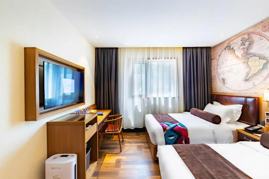 Bed in James Joyce Coffetel Beijing Station