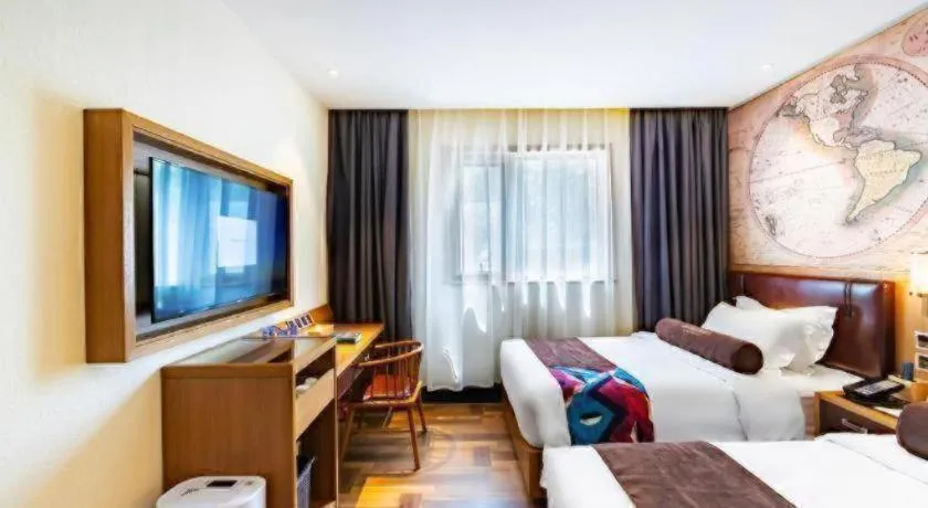 Bed in James Joyce Coffetel Beijing Station