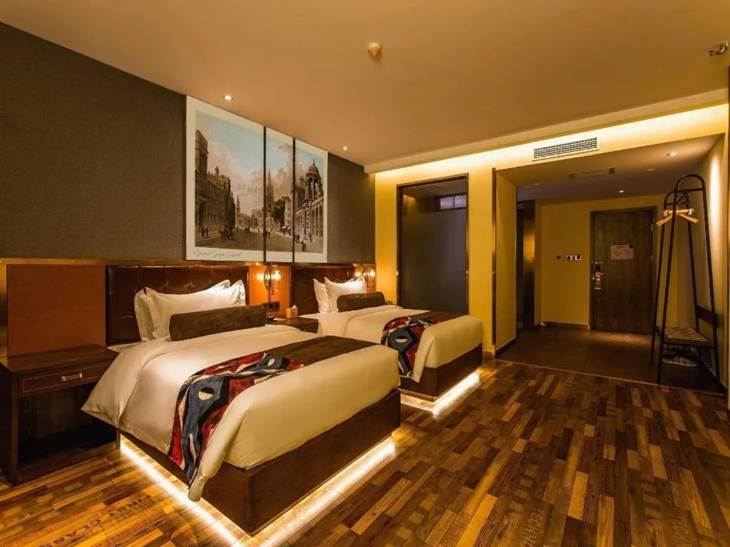 Bed in James Joyce Coffetel Beijing Station