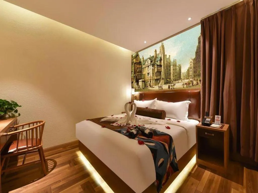 Bed in James Joyce Coffetel Beijing Station