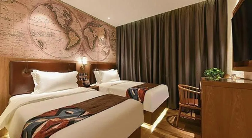 Bed in James Joyce Coffetel Beijing Station