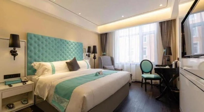 Bed in Xana Hotelle· Dalian Software Park University of Technology