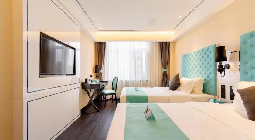 Bed in Xana Hotelle· Dalian Software Park University of Technology