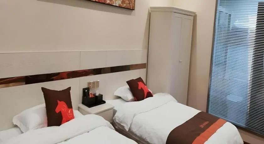 Bed in Jun Hotel Jiangsu Yangzhou Jiangdu District Xiaoji Town Yingtai Industrial Park