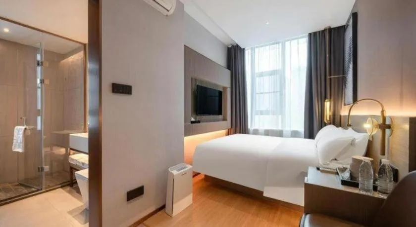Bed in Lavande Hotels Xuzhou Yunlong Wanda Medical University