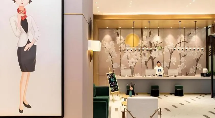 Bed in Magnotel Huludao Xingcheng Central Square Wenquan Street