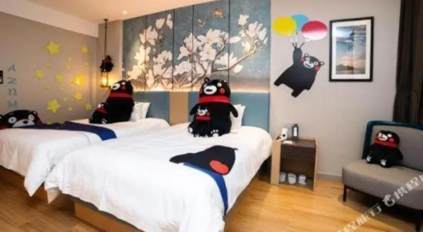 Bed in Magnotel Huludao Xingcheng Central Square Wenquan Street