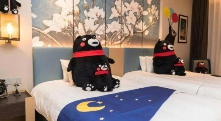 Bed in Magnotel Huludao Xingcheng Central Square Wenquan Street