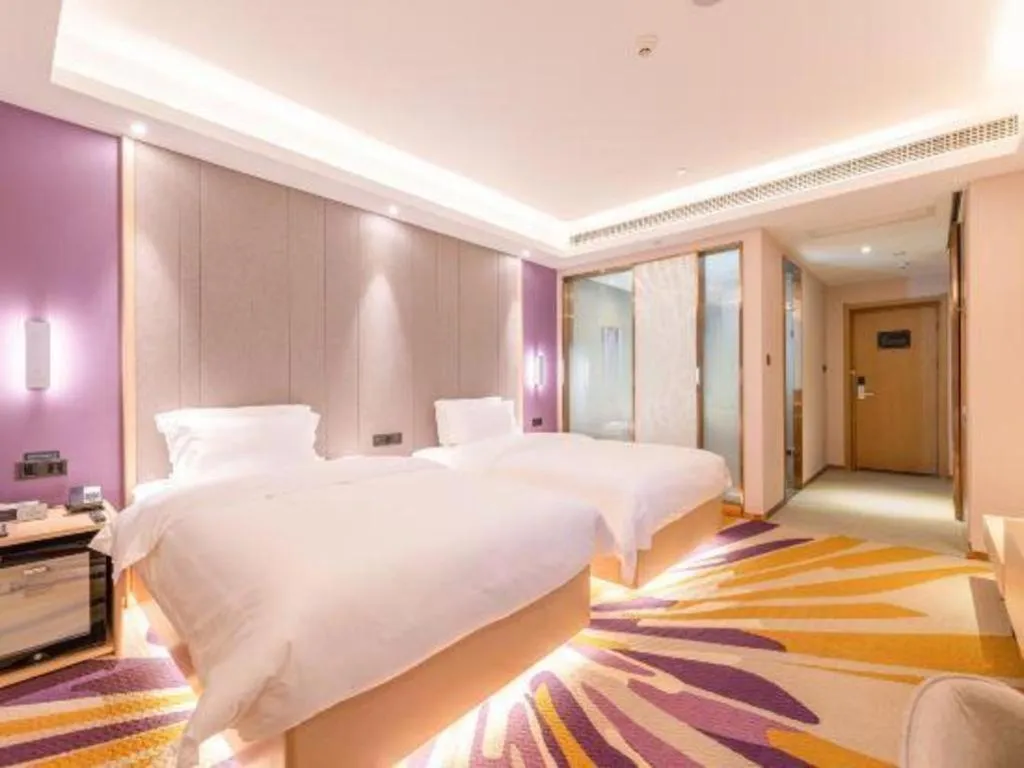 Bed in Lavande Hotel Ji'nan Railway Station Long Distance Bus Terminal