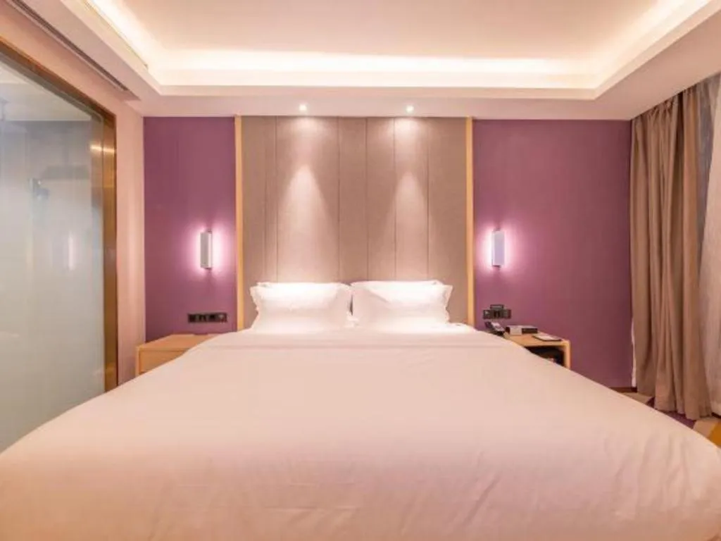 Bed in Lavande Hotel Ji'nan Railway Station Long Distance Bus Terminal