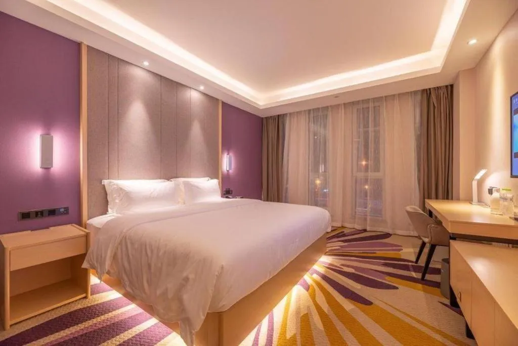 Bed in Lavande Hotel Ji'nan Railway Station Long Distance Bus Terminal