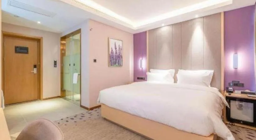 Bed in Lavande Hotel Ji'nan Railway Station Long Distance Bus Terminal