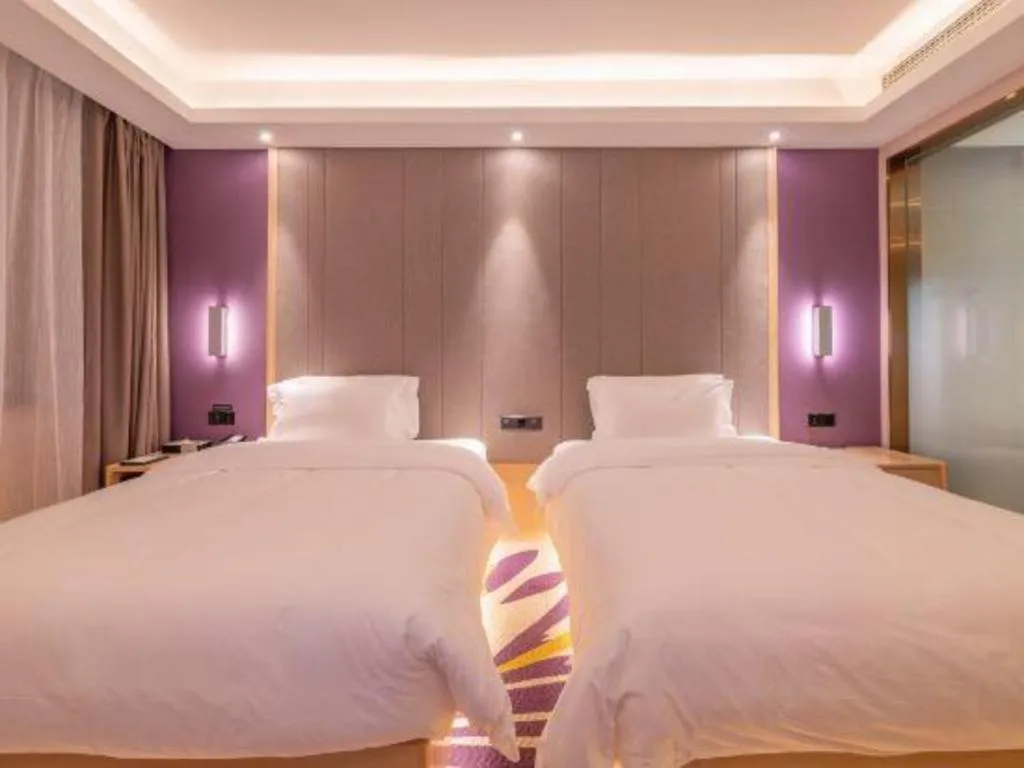 Bed in Lavande Hotel Ji'nan Railway Station Long Distance Bus Terminal