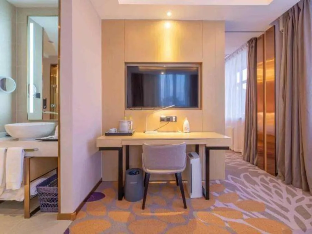 Bed in Lavande Hotel Ji'nan Railway Station Long Distance Bus Terminal