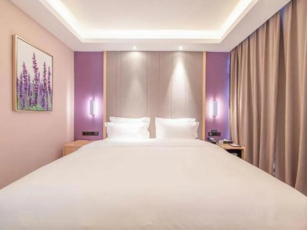 Bed in Lavande Hotel Ji'nan Railway Station Long Distance Bus Terminal