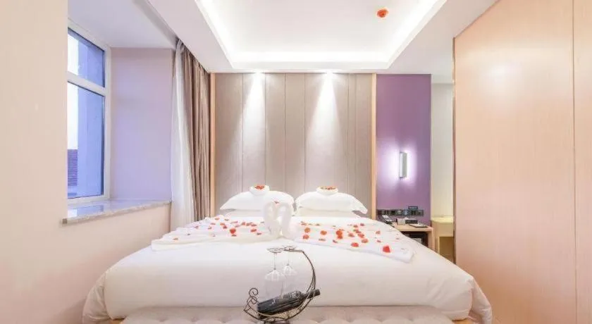 Bed in Lavande Hotel Ji'nan Railway Station Long Distance Bus Terminal