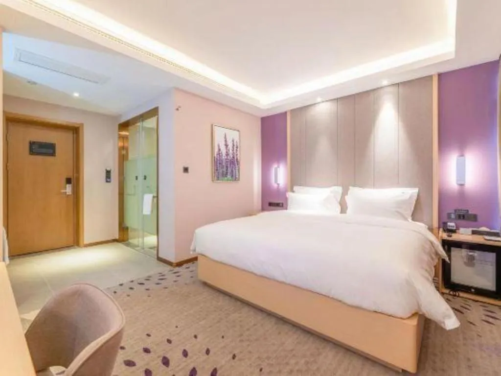 Bed in Lavande Hotel Ji'nan Railway Station Long Distance Bus Terminal