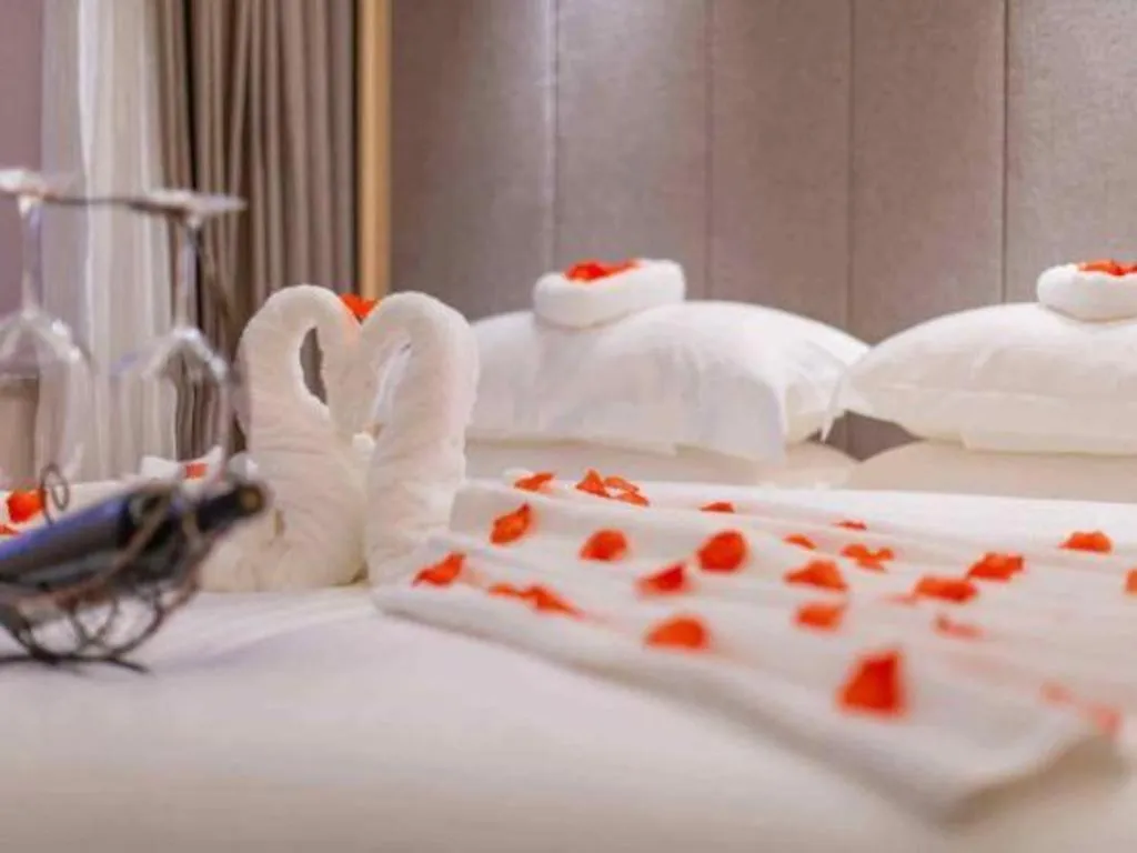 Bed in Lavande Hotel Ji'nan Railway Station Long Distance Bus Terminal