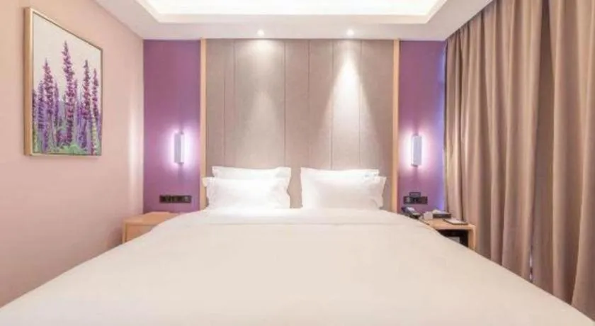 Bed in Lavande Hotel Ji'nan Railway Station Long Distance Bus Terminal