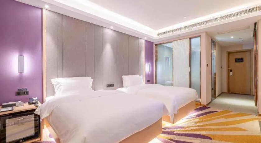 Bed in Lavande Hotel Ji'nan Railway Station Long Distance Bus Terminal