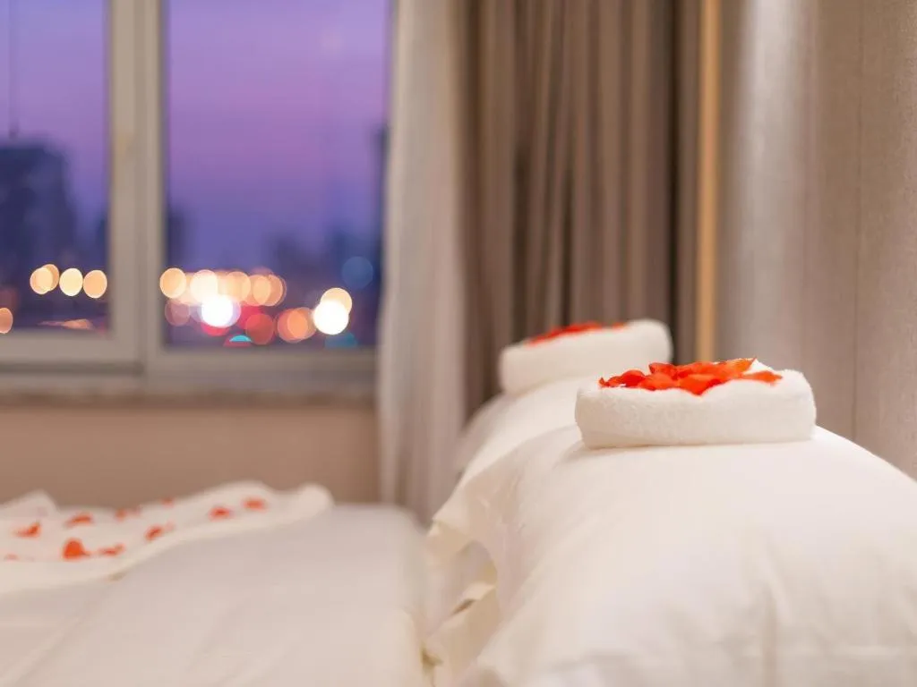 Bed in Lavande Hotel Ji'nan Railway Station Long Distance Bus Terminal