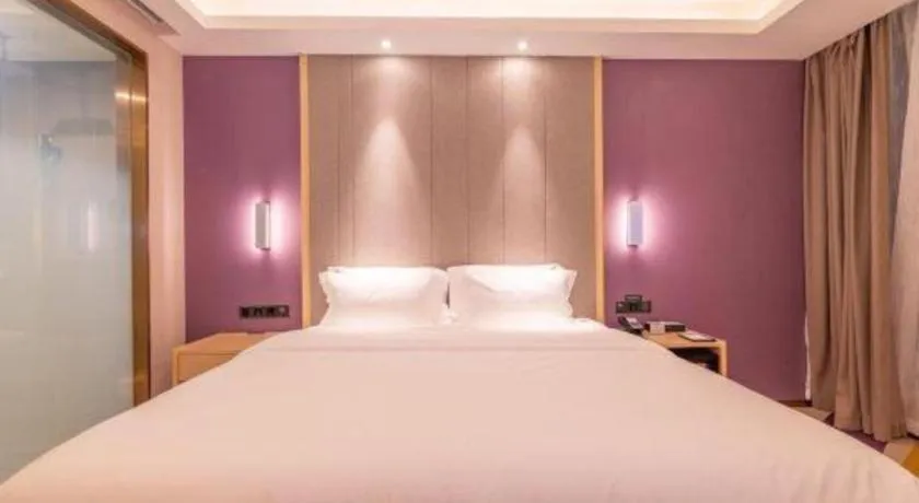 Bed in Lavande Hotel Ji'nan Railway Station Long Distance Bus Terminal