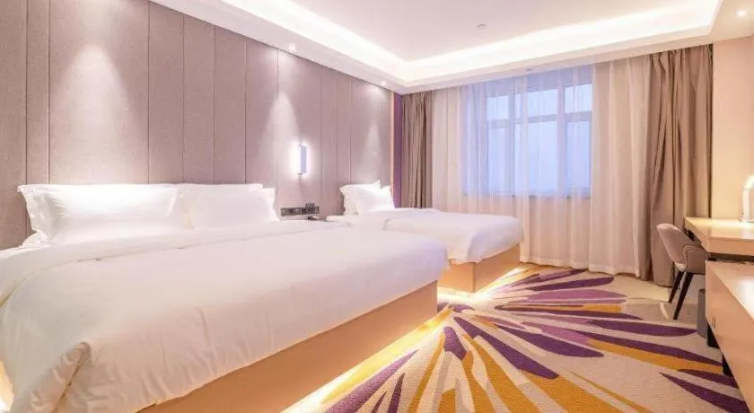 Bed in Lavande Hotel Ji'nan Railway Station Long Distance Bus Terminal