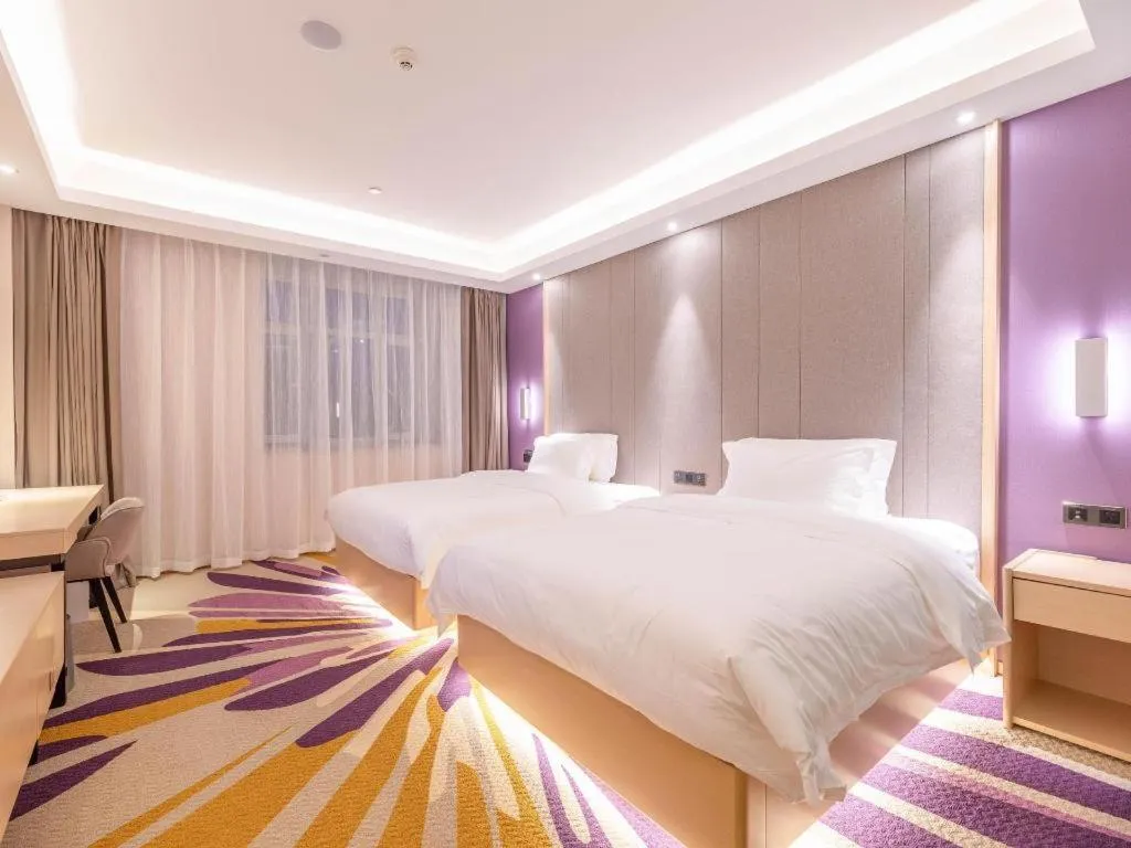 Bed in Lavande Hotel Ji'nan Railway Station Long Distance Bus Terminal