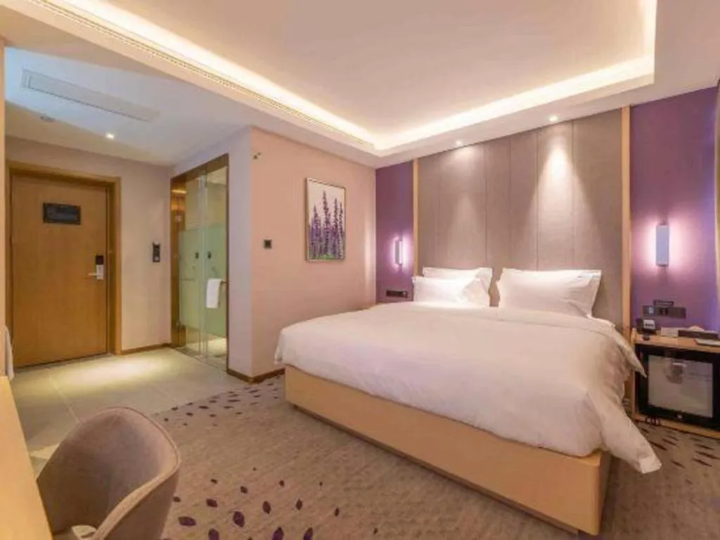 Bed in Lavande Hotel Ji'nan Railway Station Long Distance Bus Terminal