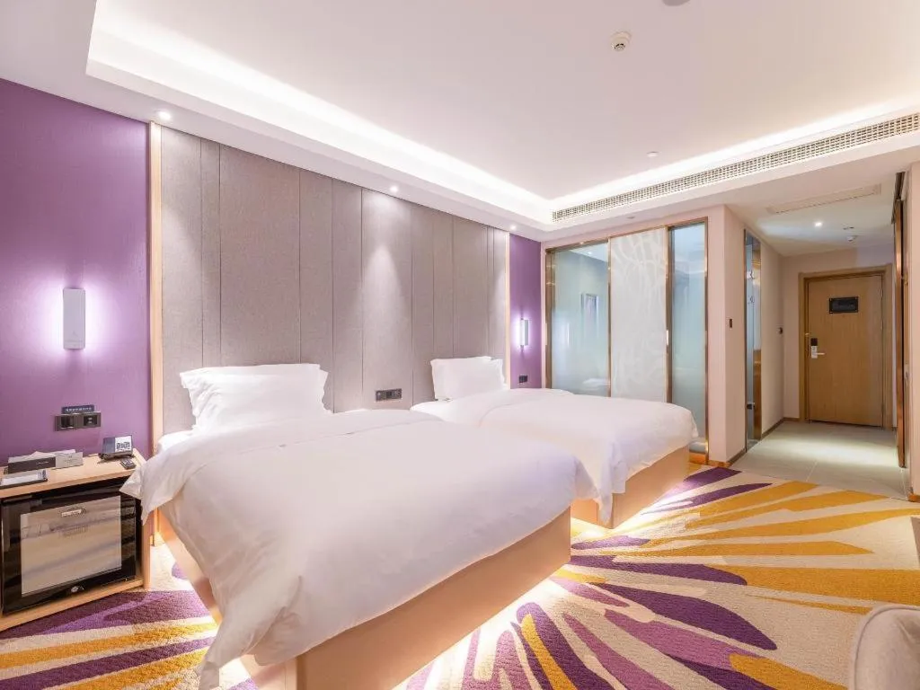 Bed in Lavande Hotel Ji'nan Railway Station Long Distance Bus Terminal