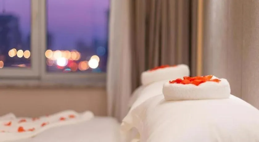 Bed in Lavande Hotel Ji'nan Railway Station Long Distance Bus Terminal