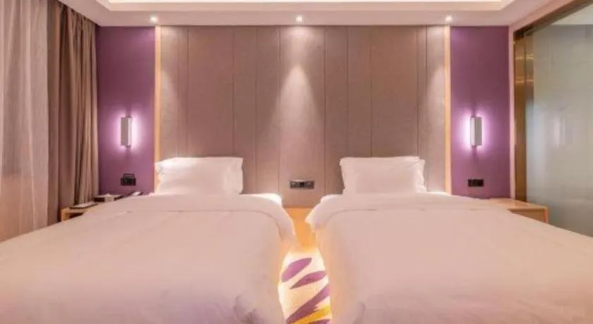 Bed in Lavande Hotel Ji'nan Railway Station Long Distance Bus Terminal