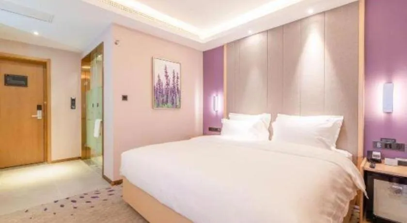 Bed in Lavande Hotel Ji'nan Railway Station Long Distance Bus Terminal