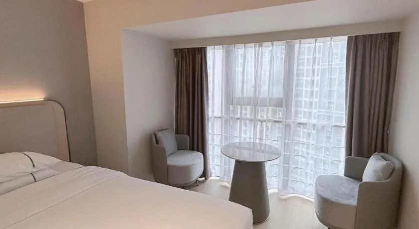 Bed in City Comfort Inn Changsha Yuelu Mountain Meixi Lake Park