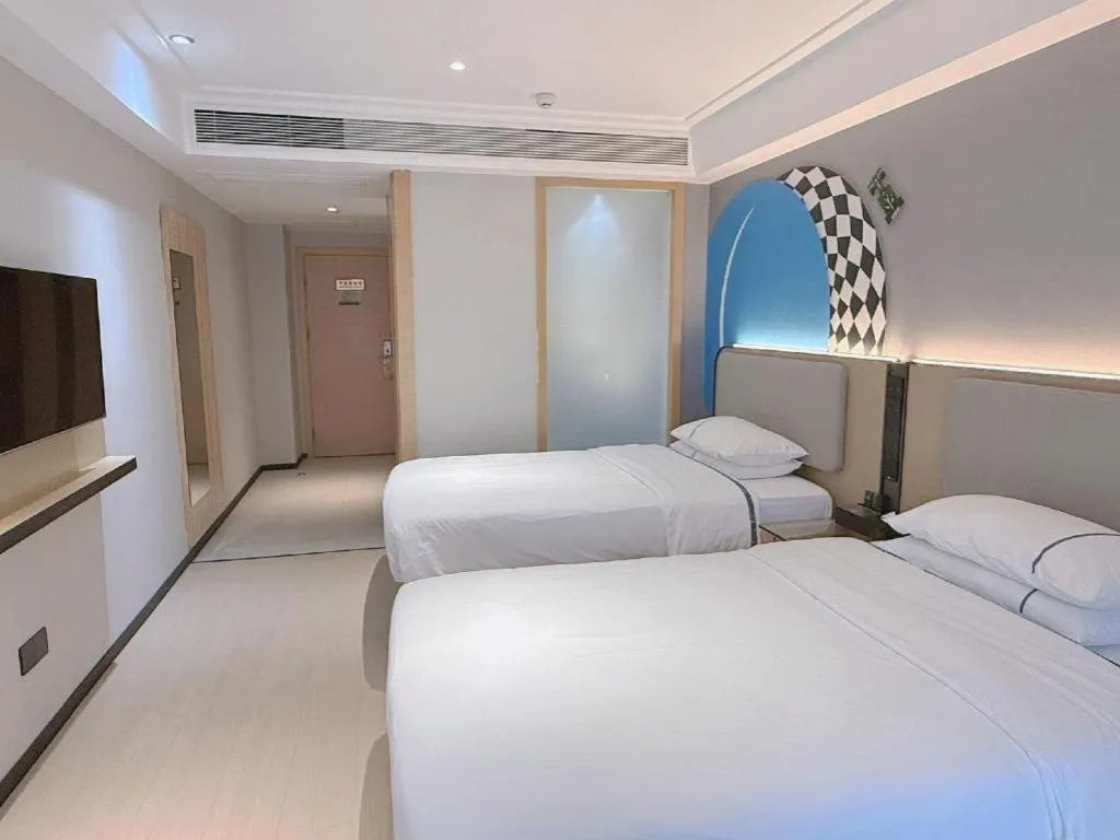 Bed in City Comfort Inn Changsha Yuelu Mountain Meixi Lake Park
