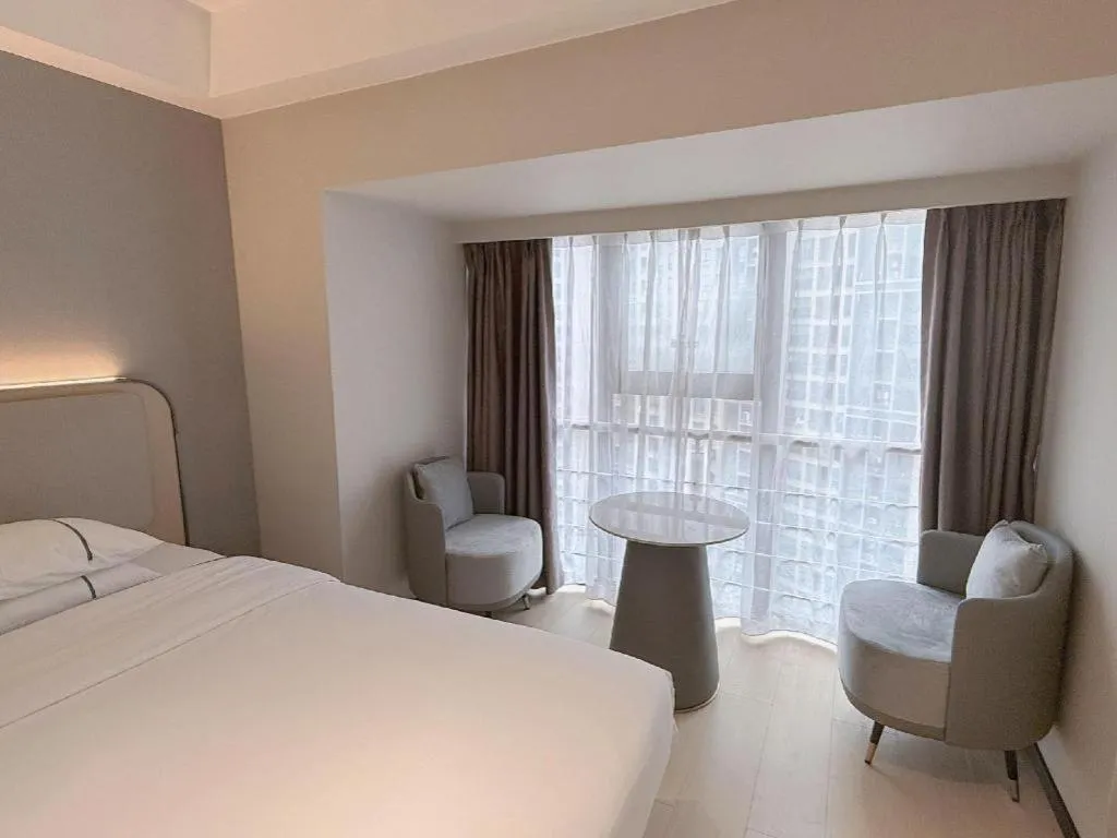 Bed in City Comfort Inn Changsha Yuelu Mountain Meixi Lake Park