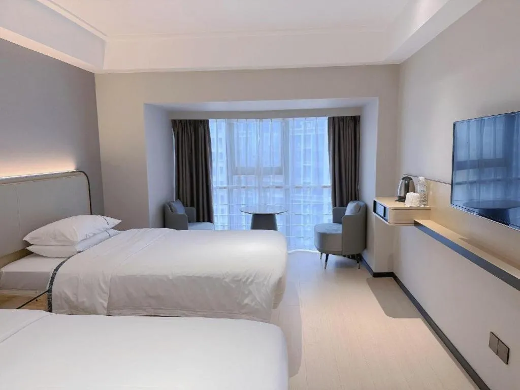 Bed in City Comfort Inn Changsha Yuelu Mountain Meixi Lake Park