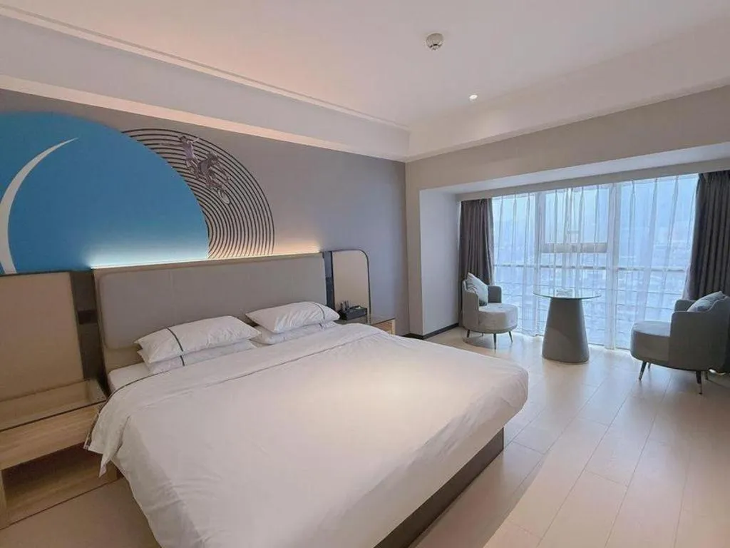 Bed in City Comfort Inn Changsha Yuelu Mountain Meixi Lake Park