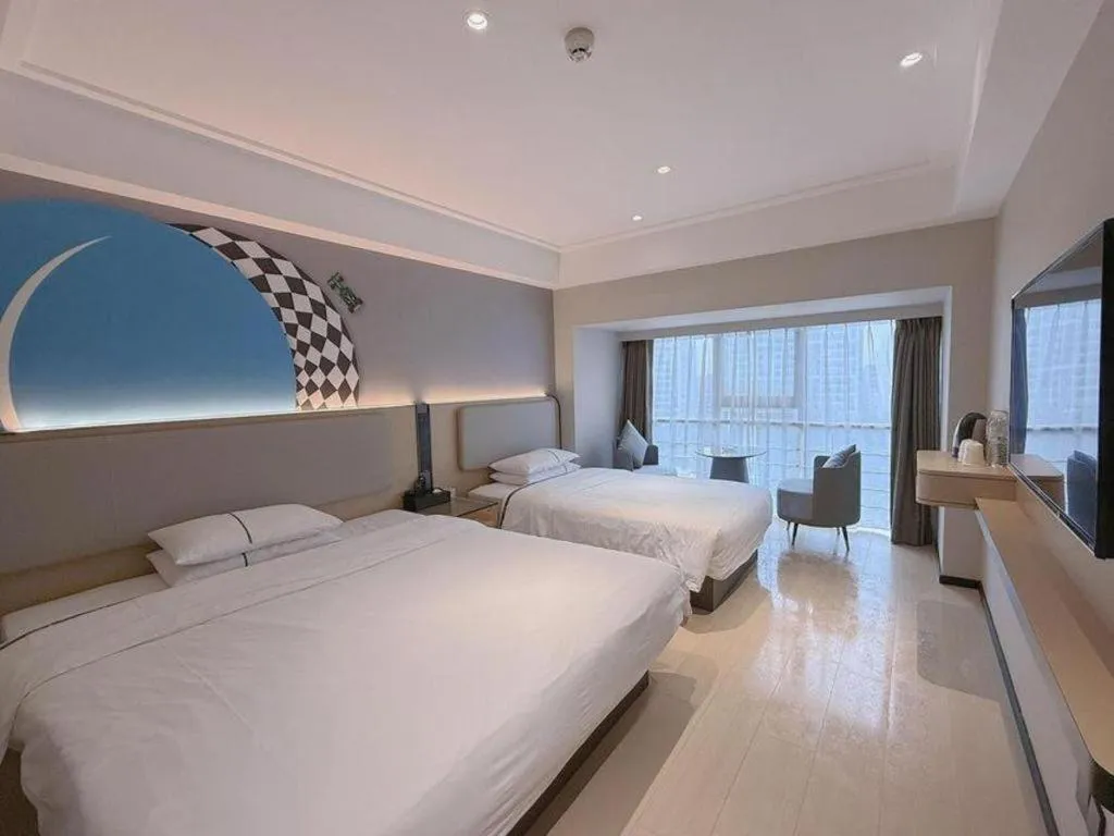 Bed in City Comfort Inn Changsha Yuelu Mountain Meixi Lake Park