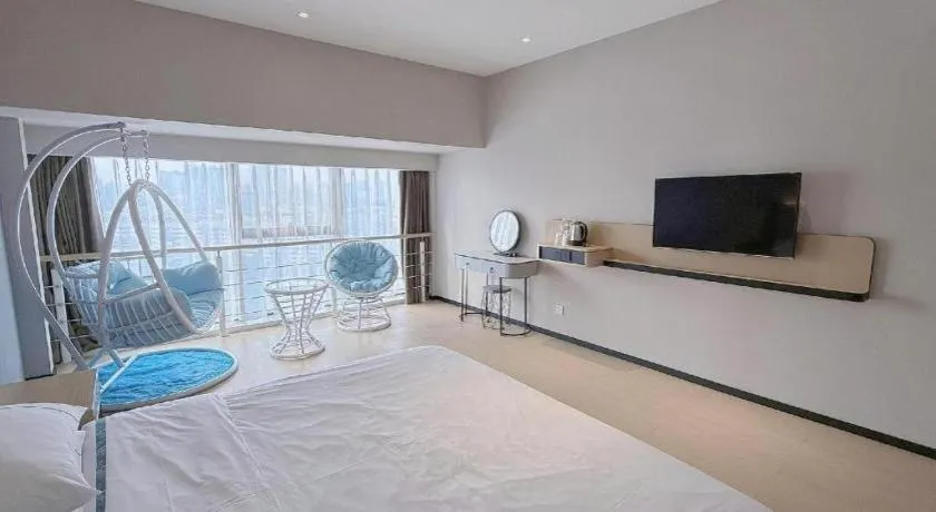 Bed in City Comfort Inn Changsha Yuelu Mountain Meixi Lake Park