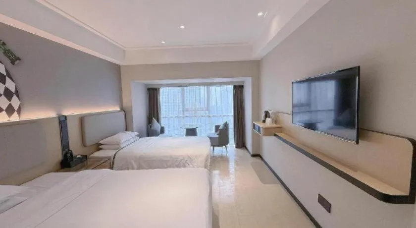 Bed in City Comfort Inn Changsha Yuelu Mountain Meixi Lake Park