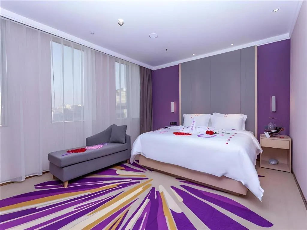 Bed in Lavande Hotel Guangzhou Zengchen Xintang Light Railway Station
